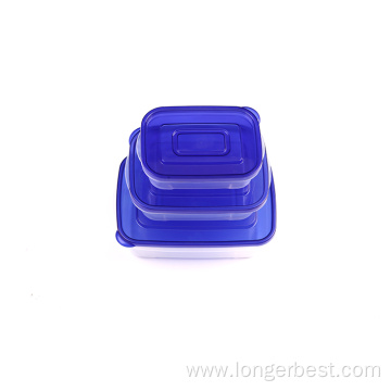 Plastic food storage box set